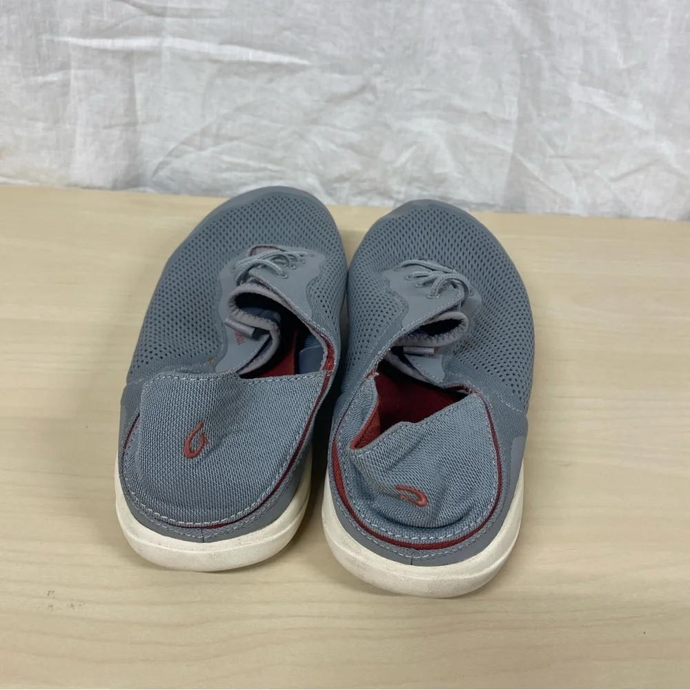 Gray OluKai Men's Casual Slip-In Boat Shoes - Size 11.5 - Picture 3 of 5